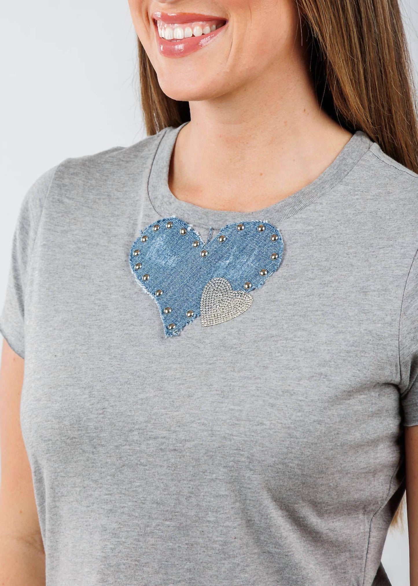 Suzy T - Women's Nina Double Heart Top - Rack Hunt