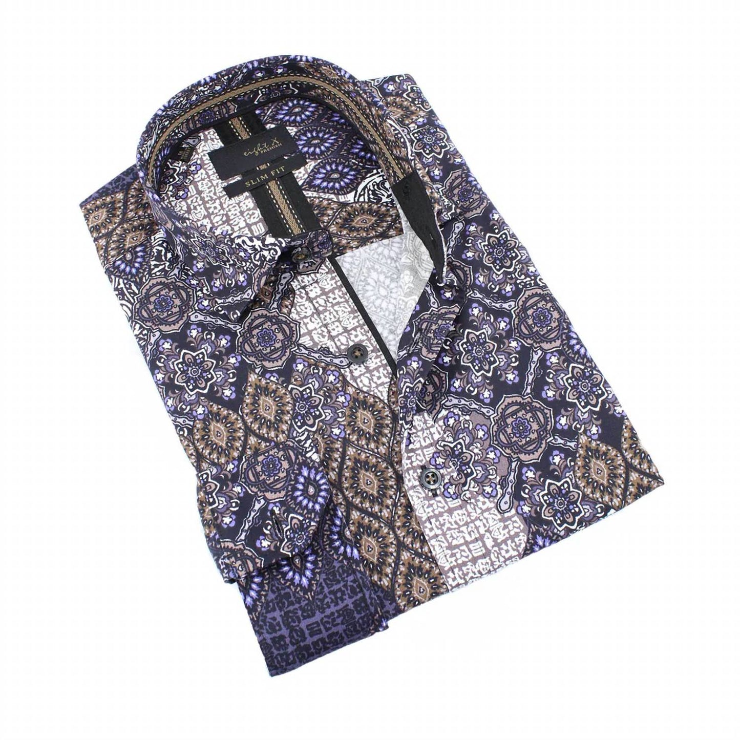 Modern Style Digital Print Button Down Shirt