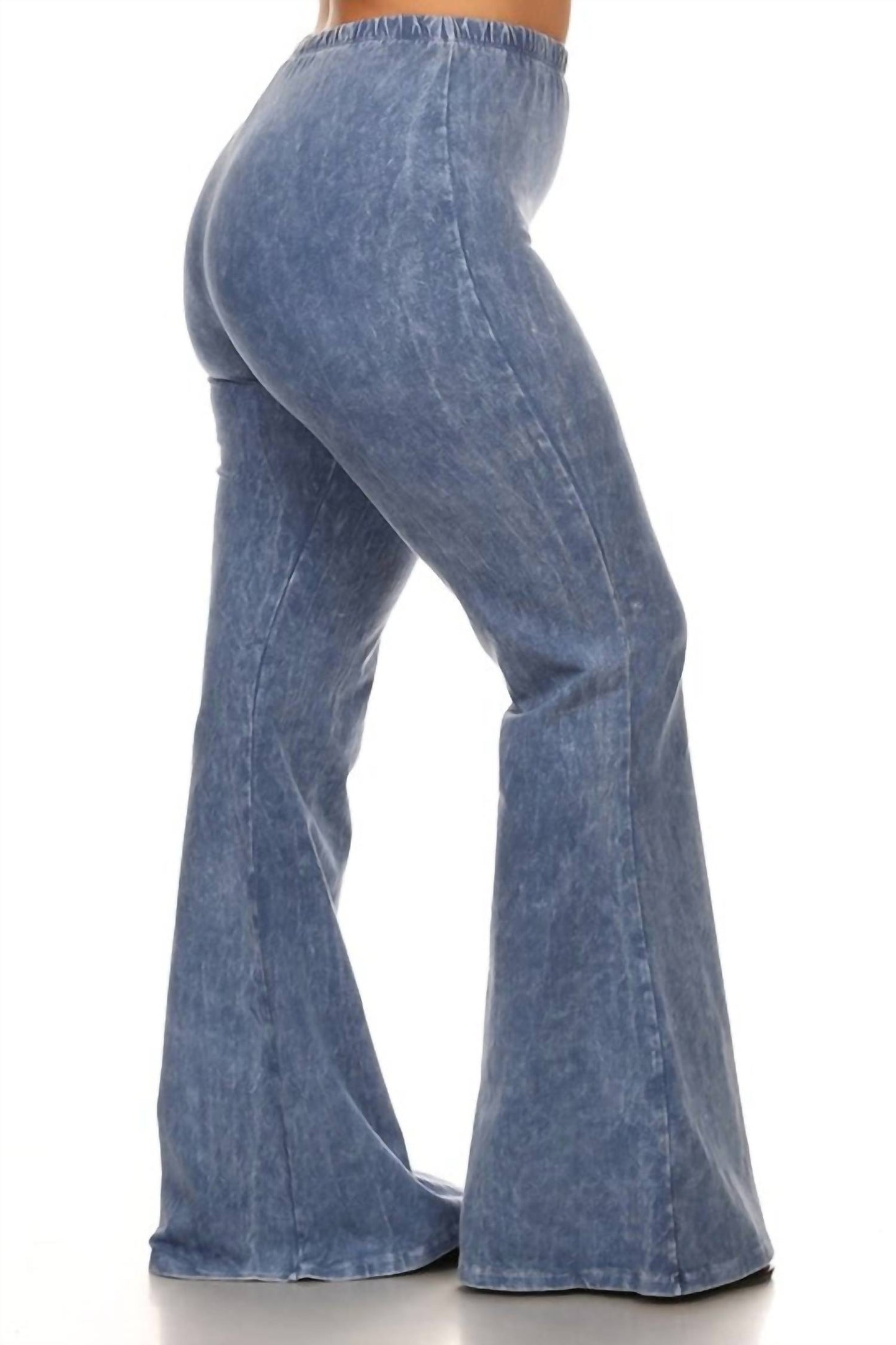 Mineral Wash Bell Bottom Soft Pants