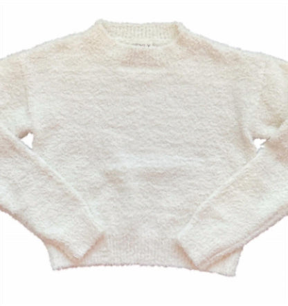 Girl's Sherpa Crew Neck Pullover