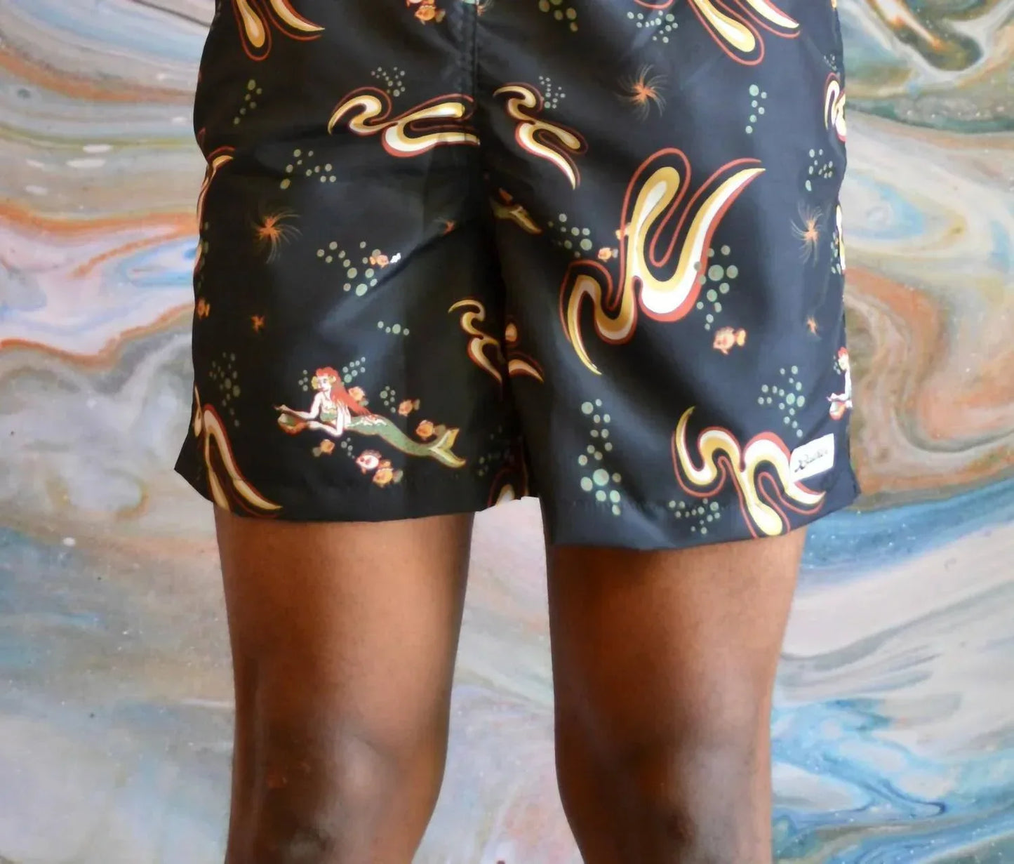 Bather - Patterned Swim Trunks - Rack Hunt