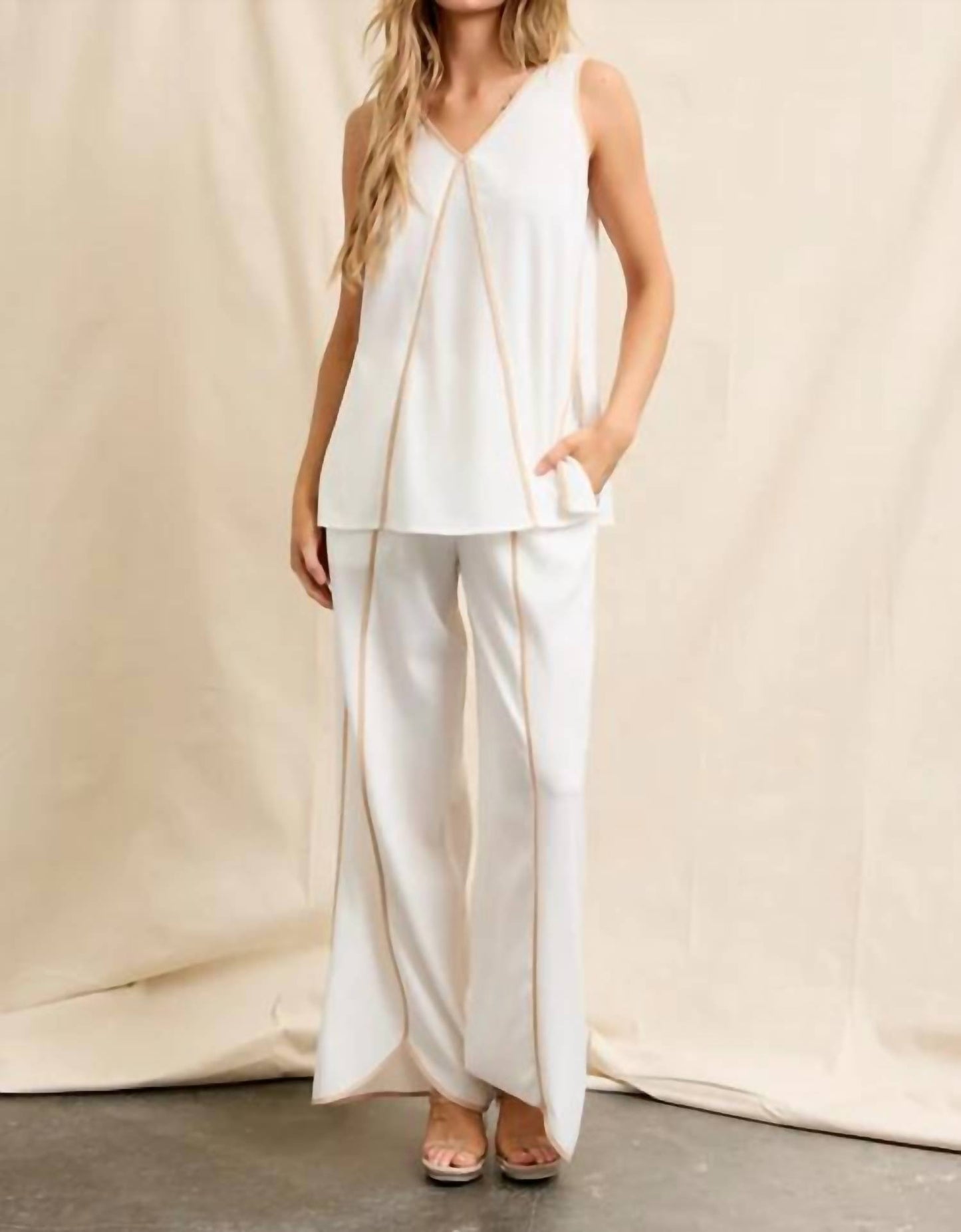 Sleeveless Tunic & Pants Set