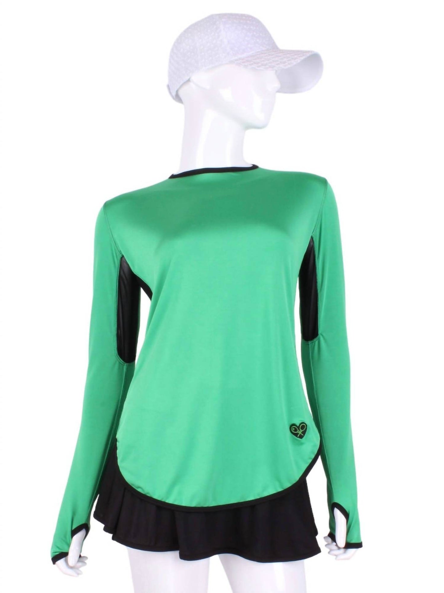 Love Love Tennis - Women's Long Sleeve Crew Tee - Rack Hunt