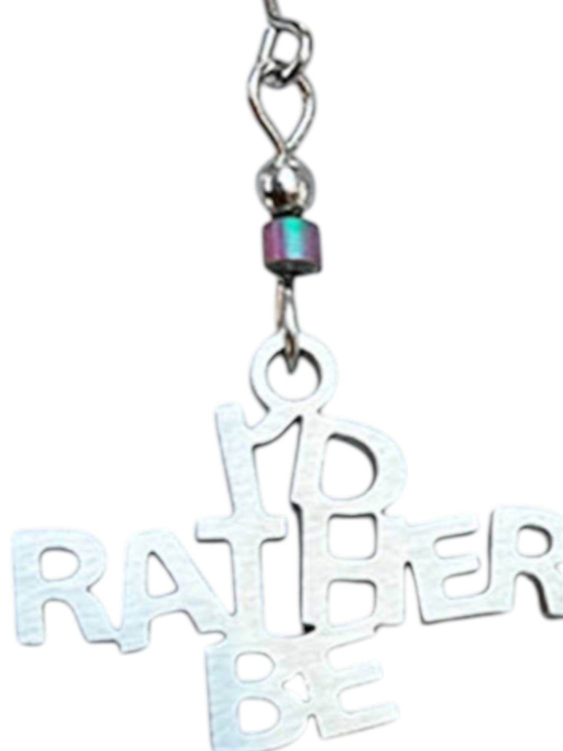 Close 2 Ur Heart - Women's I'd Rather Be Snowboarding Earrings - Rack Hunt -