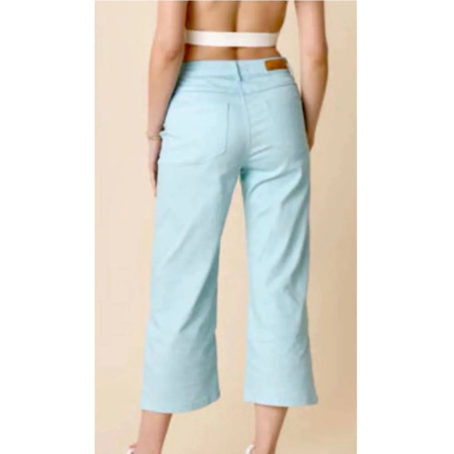 Joujou - Wide Leg Crop Culotte Pants - Rack Hunt