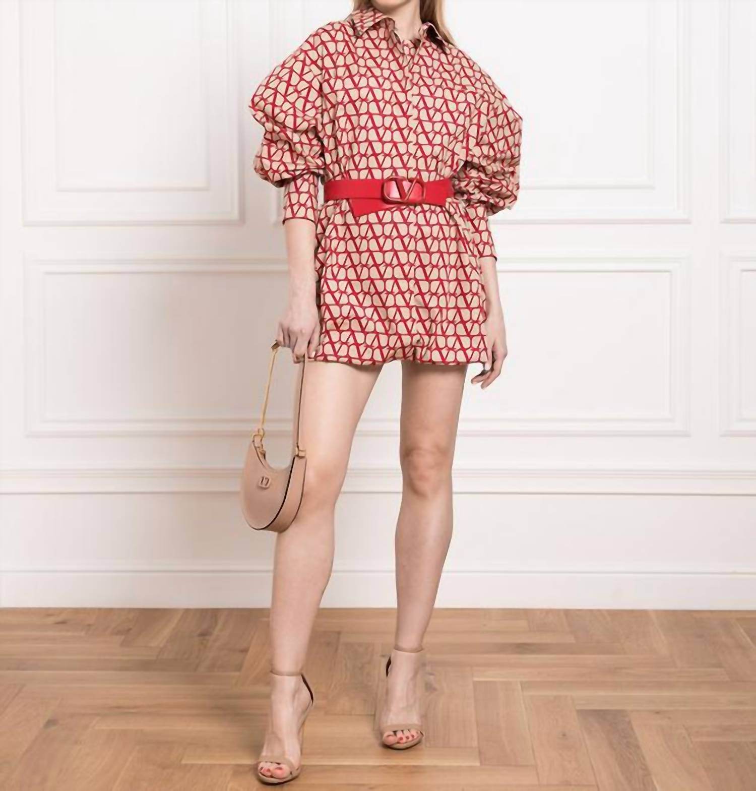 Valentino - Toile Iconographe Print Shirt Dress - Rack Hunt