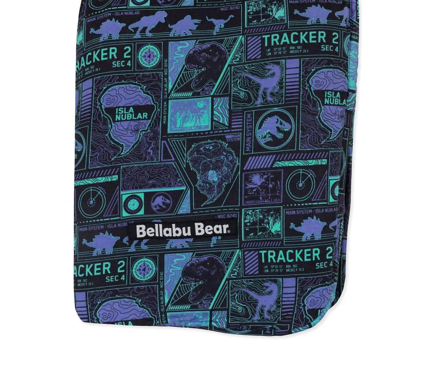Kid's Jurassic Park Tracker Bamboo Blanket