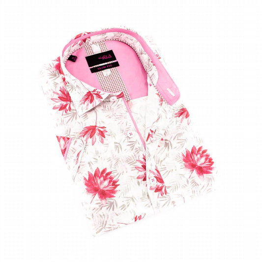 Rose Breeze Linen Short Sleeve Shirt