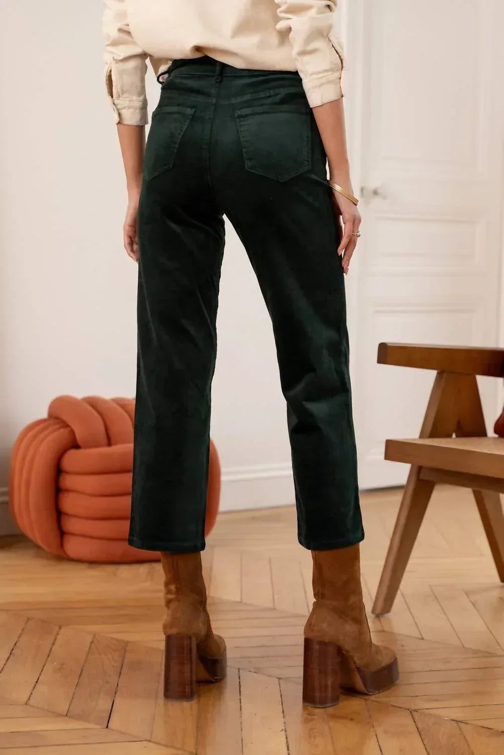 Oraije Paris - Solange Straight Corduroy Pant - Rack Hunt