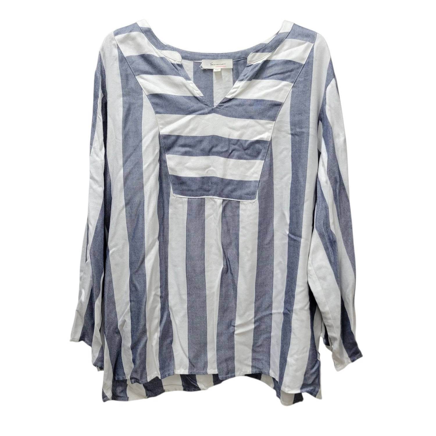 Tura by Vince Camuto - Women's Twilight Sky Tinted Shades Fashion Blouse - Rack Hunt -