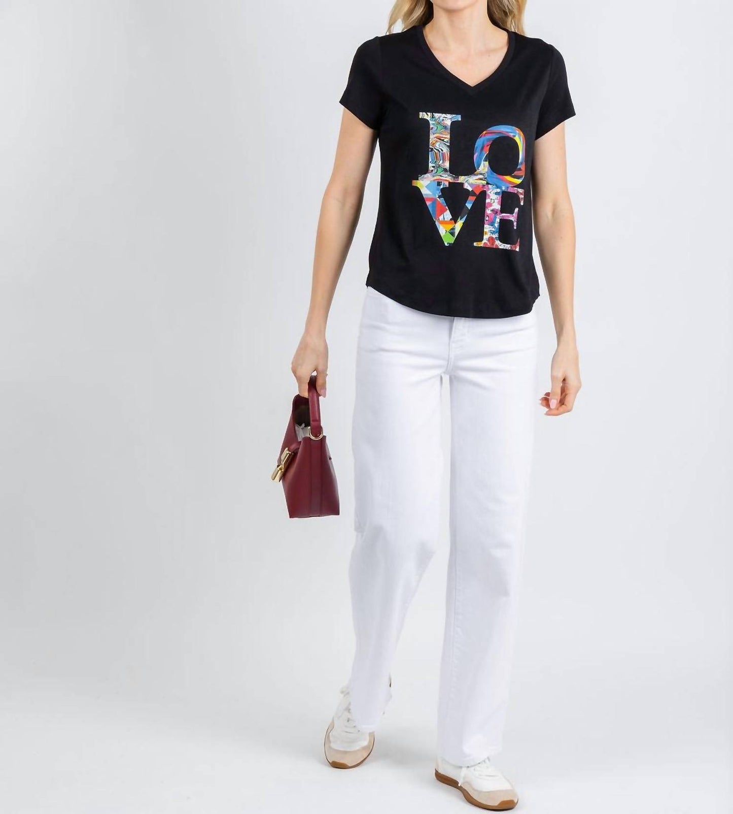 The Viv V-neck Tee