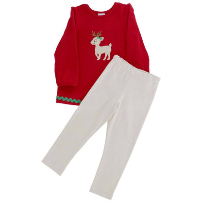 Kid's Reindeer Games Tunic Pant Set