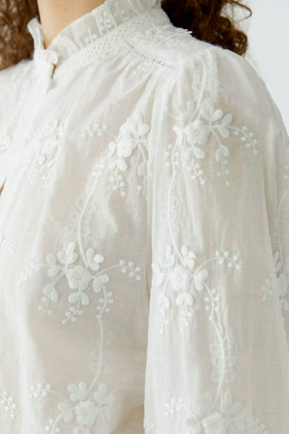 Floral Embroidered Blouse