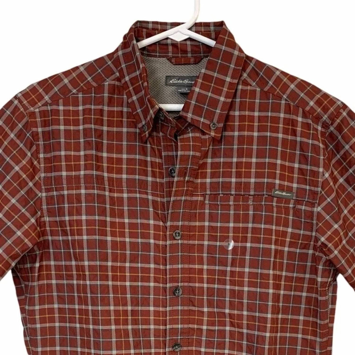 Men's Rainier Russet Plaid Button Up Shirt