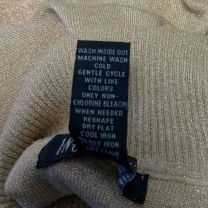 Women's Long Sleeve Turtleneck Low Belt Sweater Dress