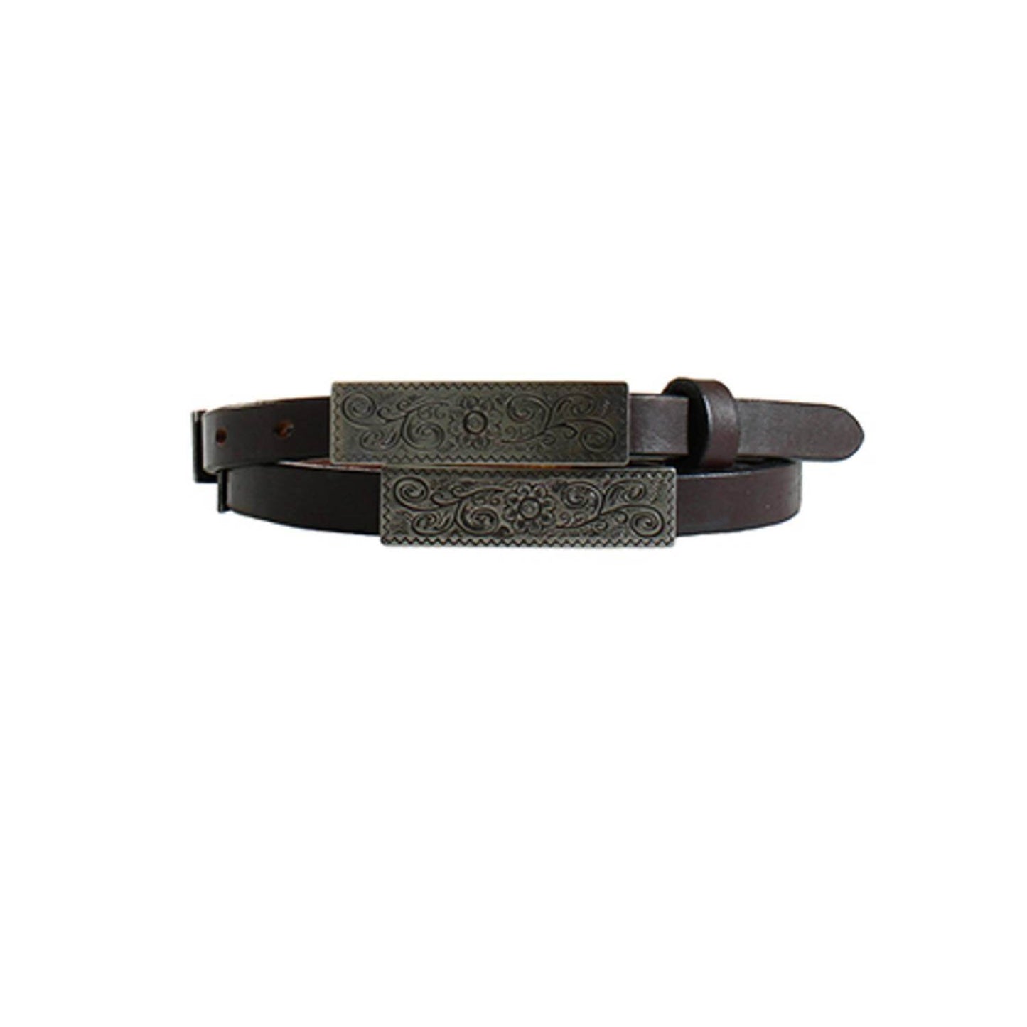 Angel Ranch - Women's Floral Concho Narrow Belt - Rack Hunt