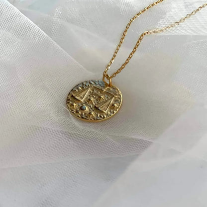 Love Local Jewelry - Women's Libra Waae Zodiac Sign Necklace - Rack Hunt