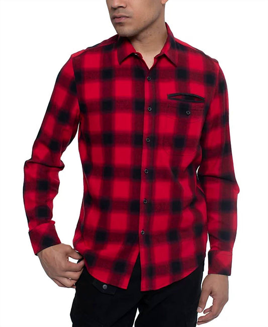 Sean John - Plaid Long Sleeves Shirt - Rack Hunt -