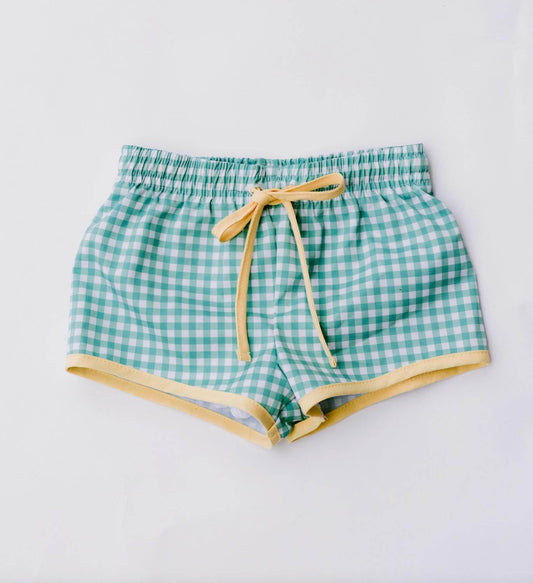 Love, George - Kid's Gingham Swim Trunk - Rack Hunt -