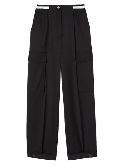 Pre-loved Wide Leg Twill Cargo Pant