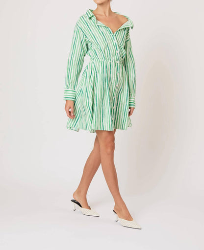 Falling Off The Shoulder Mini Dress