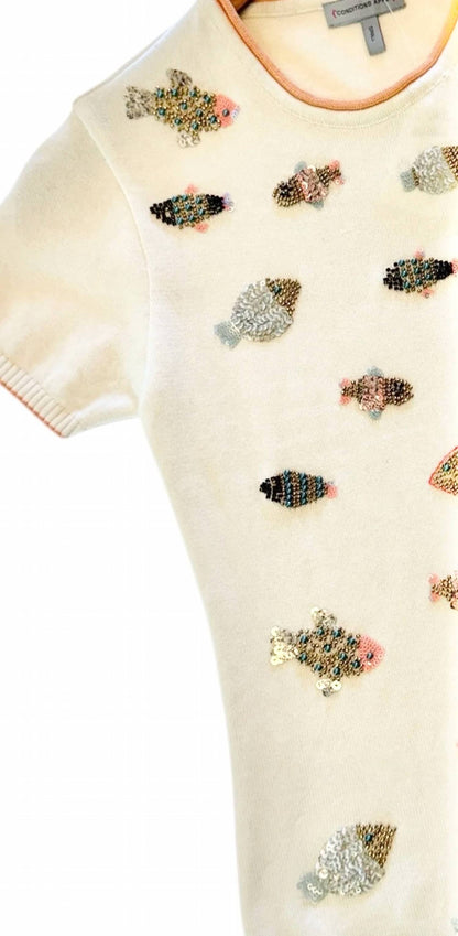 Carmelita Embellished Fish Top