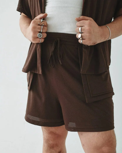 T.W.I.N. That’s What I Need - Mesh Pull-on Utility Short - Rack Hunt
