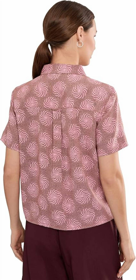 Women's Camino Pucker Short Sleeve Top