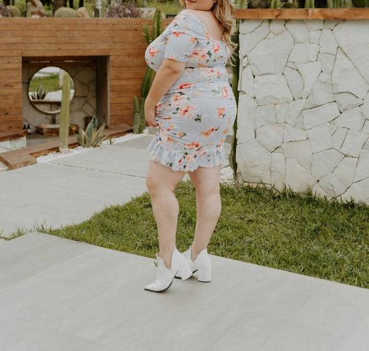 Show Me Love Floral Mini Dress - Plus