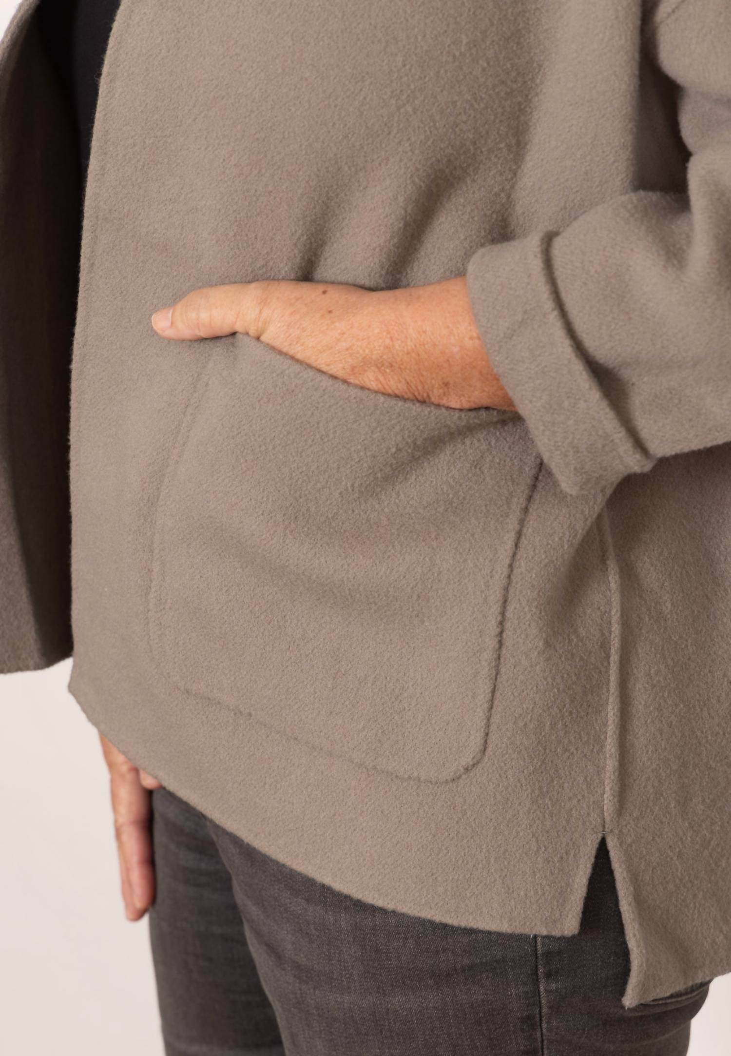 Evam Eva - 3/4 Sleeve Short Coat - Rack Hunt -