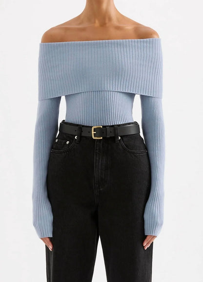 Nude Lucy - Krishna Off Shoulder Knit Top - Rack Hunt