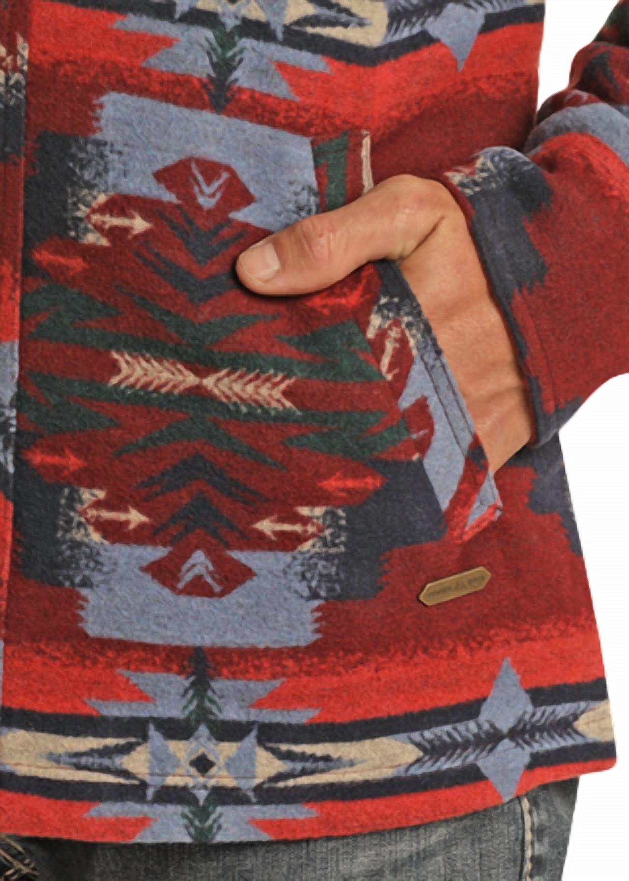 Aztec Wool Commander Coat