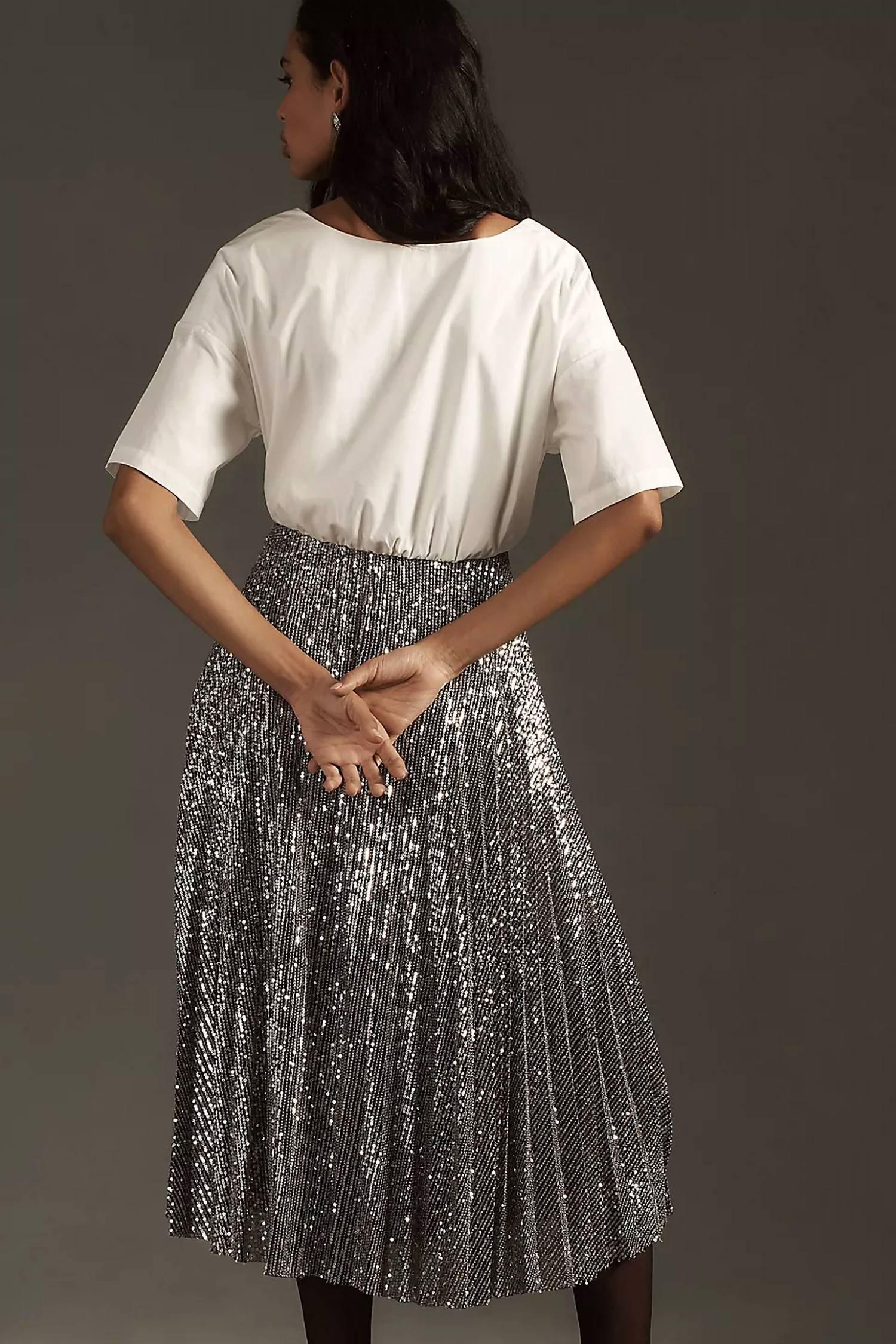 DELFI COLLECTIVE - Sequin Twofer Midi Dress - Rack Hunt