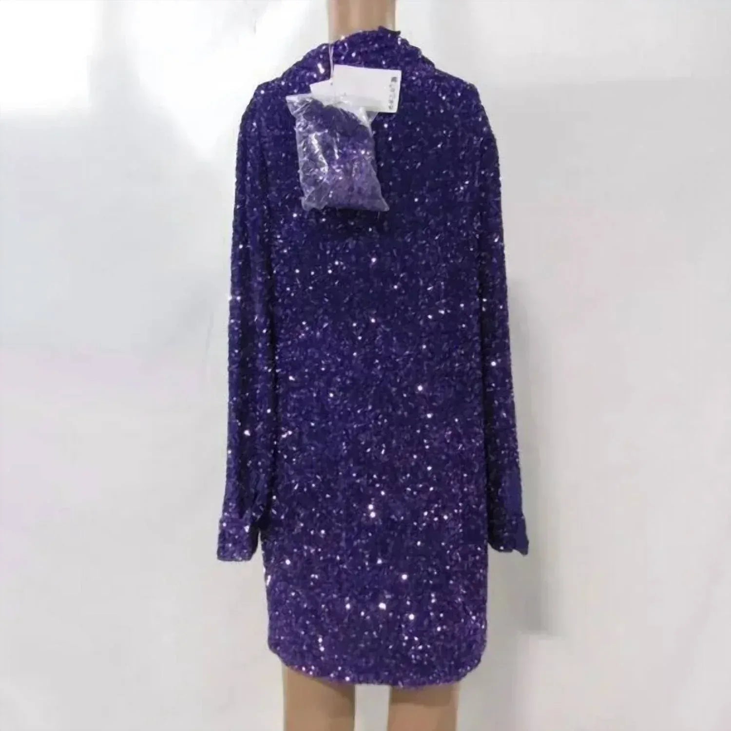 & Other Stories - Women's Sequin Mini Belted Dress - Rack Hunt