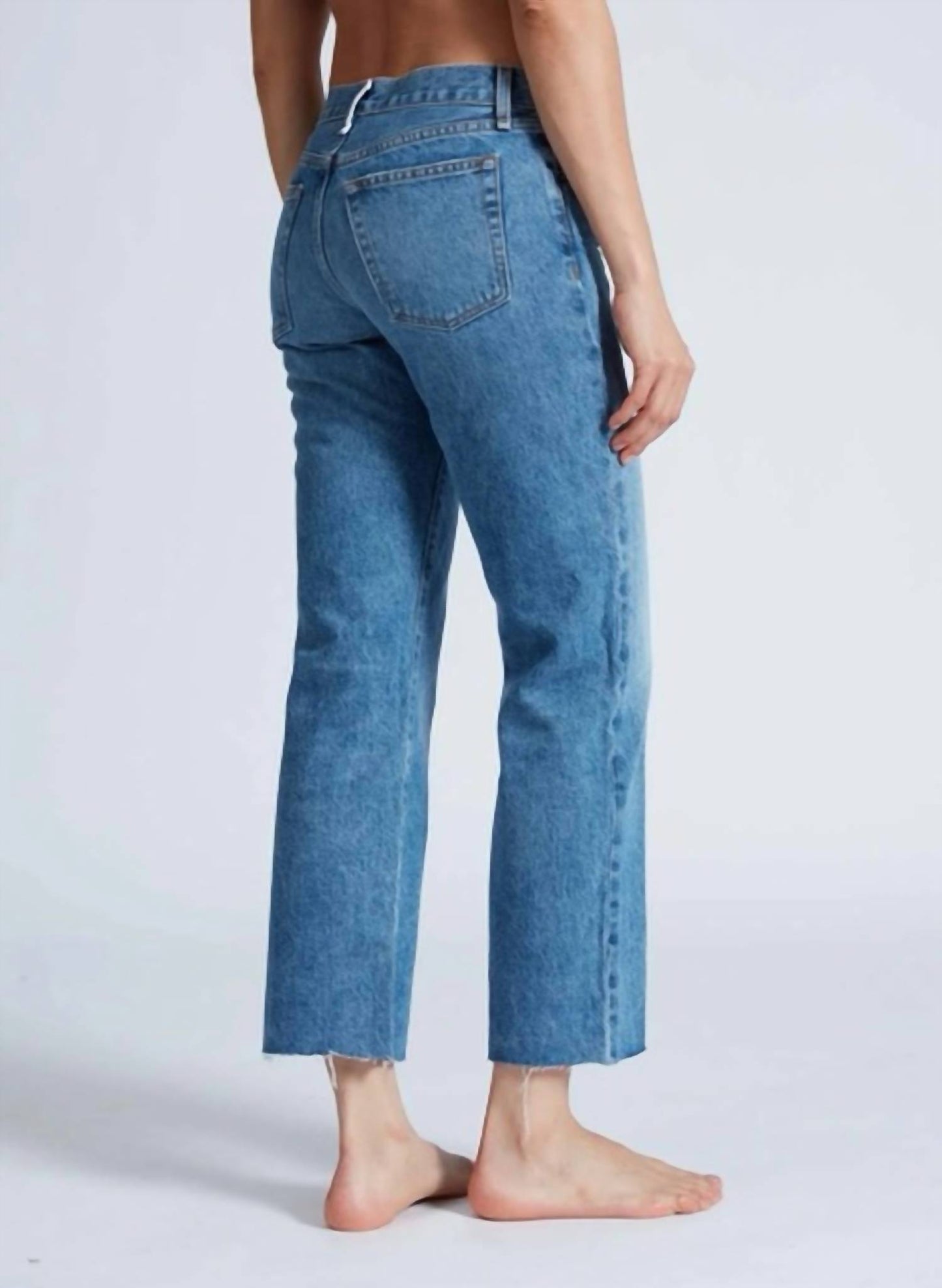 Low Rise Straight Jeans