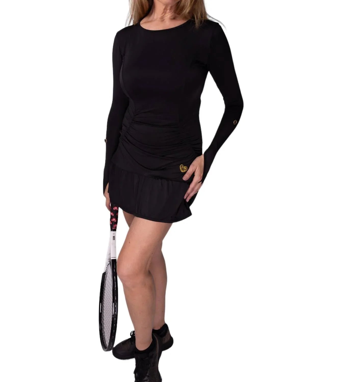 Love Love Tennis - Generous Long Sleeve Monroe Tennis Dress - detail view - Rack Hunt