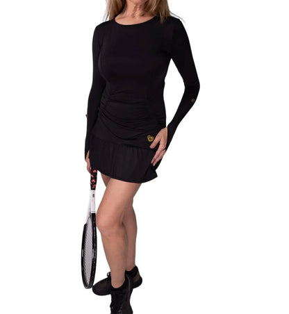 Love Love Tennis - Generous Long Sleeve Monroe Tennis Dress - detail view - Rack Hunt