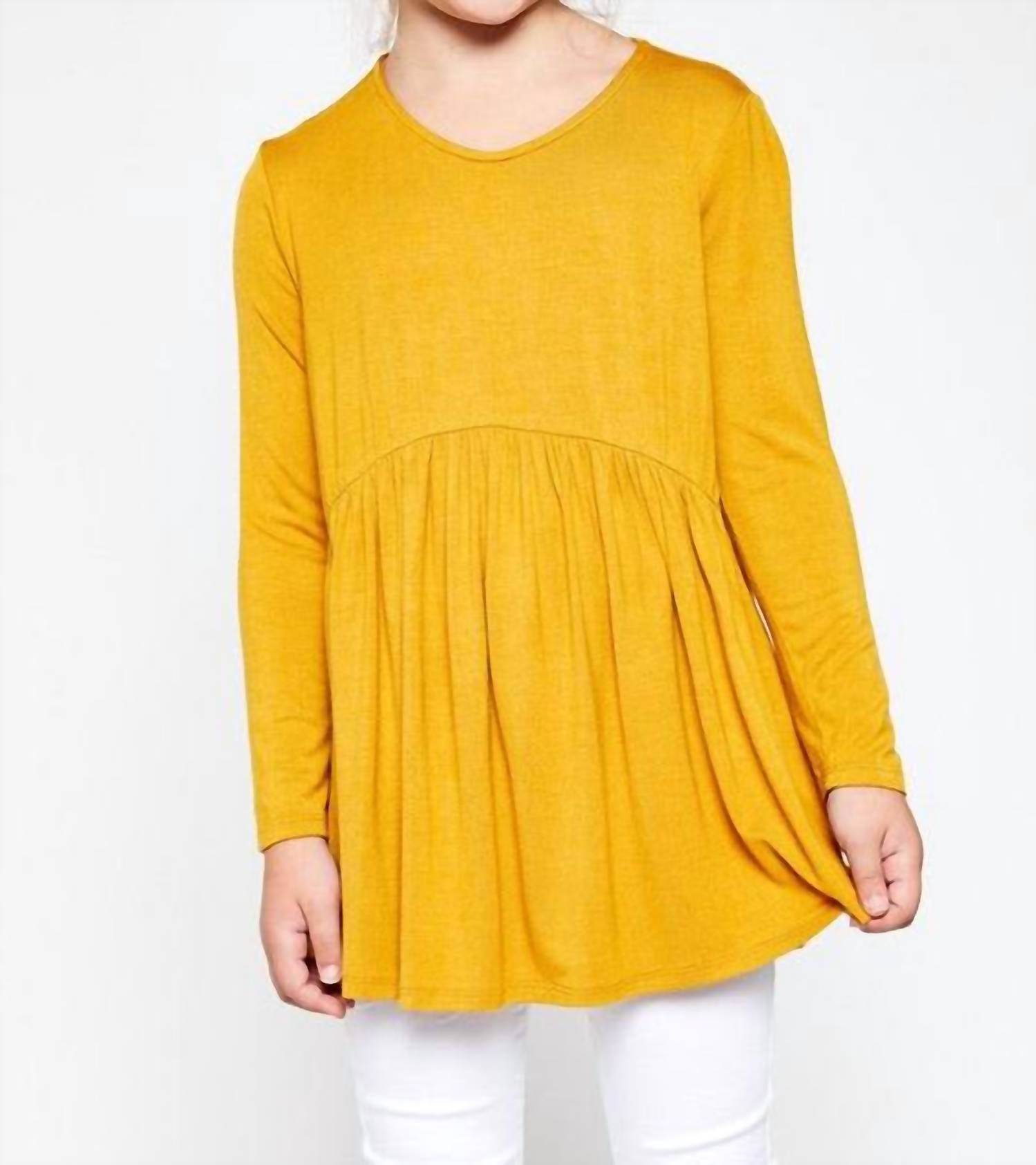 GtoG Kids - Girl's Solid Baby Doll Top - Rack Hunt -