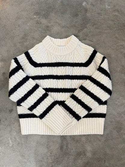 Women's Cameron Stripe Crew Sweater