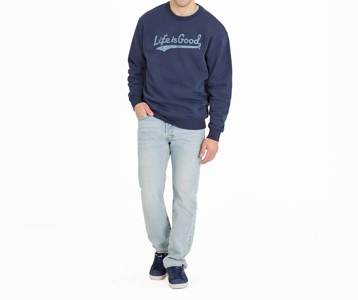 Tonal Lig Ballyard Script Good Vibes Fleece Sweater
