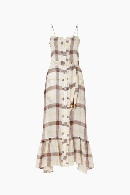 Ruffle Slip Maxi Dress