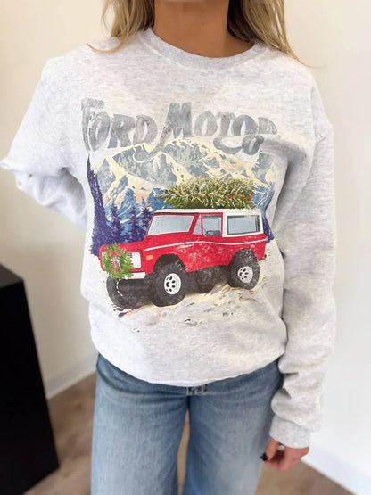 Chaudoin Creations - Faith Winter Bronco Sweatshirt - Rack Hunt