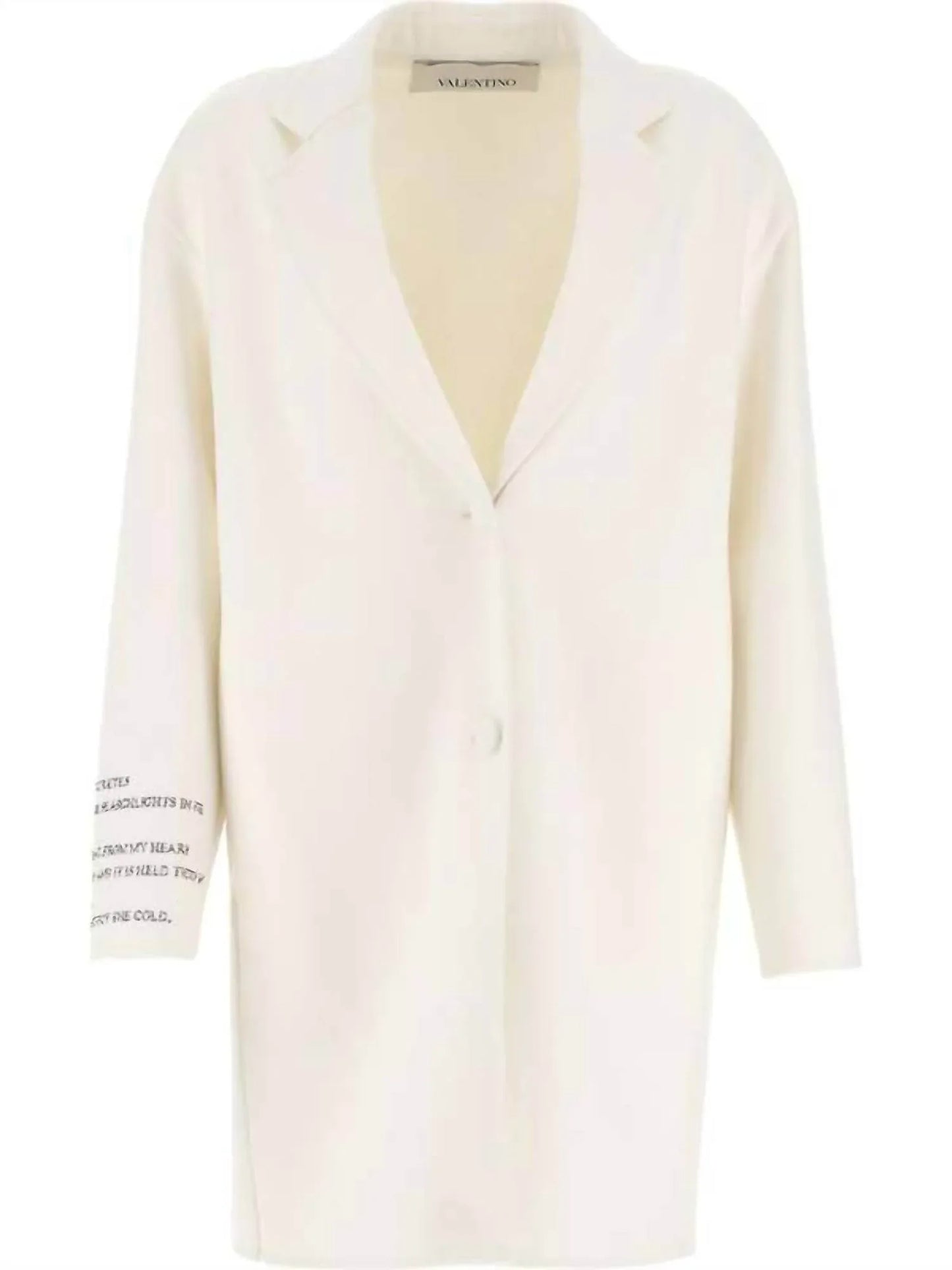Valentino - Women's Poem Detail Single Breasted Coat - Rack Hunt