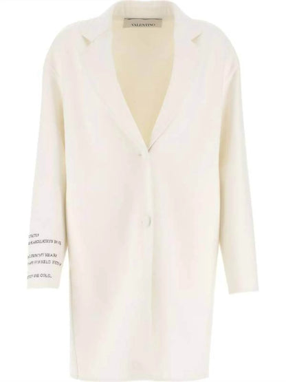 Valentino - Women's Poem Detail Single Breasted Coat - Rack Hunt