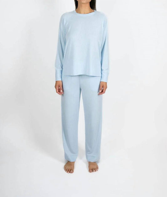 Cannes Pinstripe Long Set