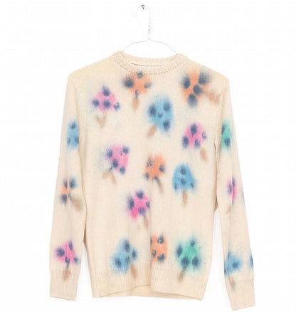 Unisex Mushroom Crew Tie Dye Sweater
