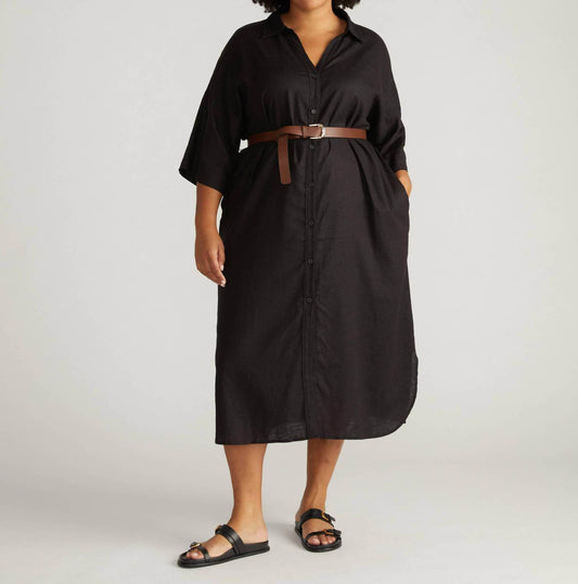 Universal Standard - Plaza Linen Shirtdress - Rack Hunt -