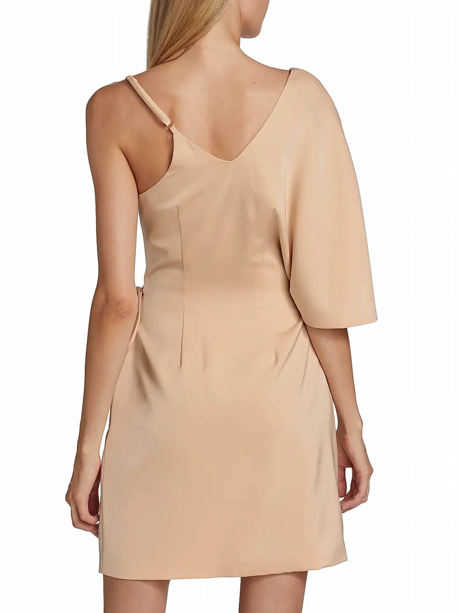 Kimberly Goldson - Laurel Wrap Silhouette Flutter Sleeve Mini Dress - Rack Hunt -