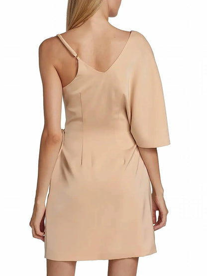 Kimberly Goldson - Laurel Wrap Silhouette Flutter Sleeve Mini Dress - Rack Hunt