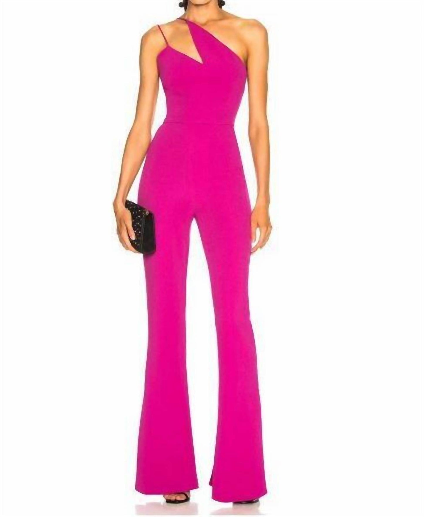 Cushnie et Ochs - Nikkita One Shoulder Flared Leg Jumpsuit - Rack Hunt -